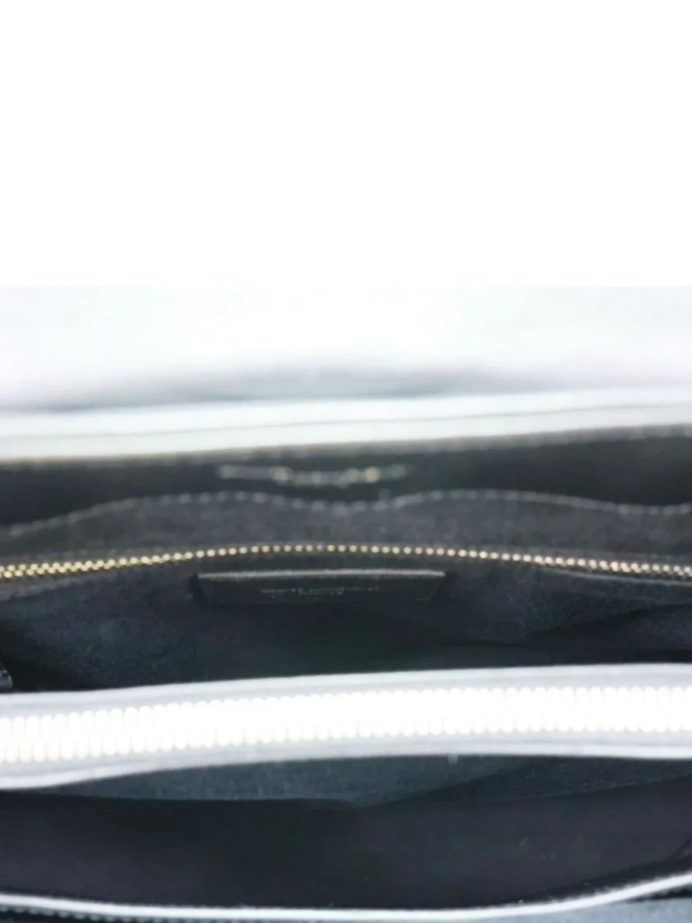 Yves Saint Laurent  Loulou Quilted Leather Top Handle Shoulder Bag Black